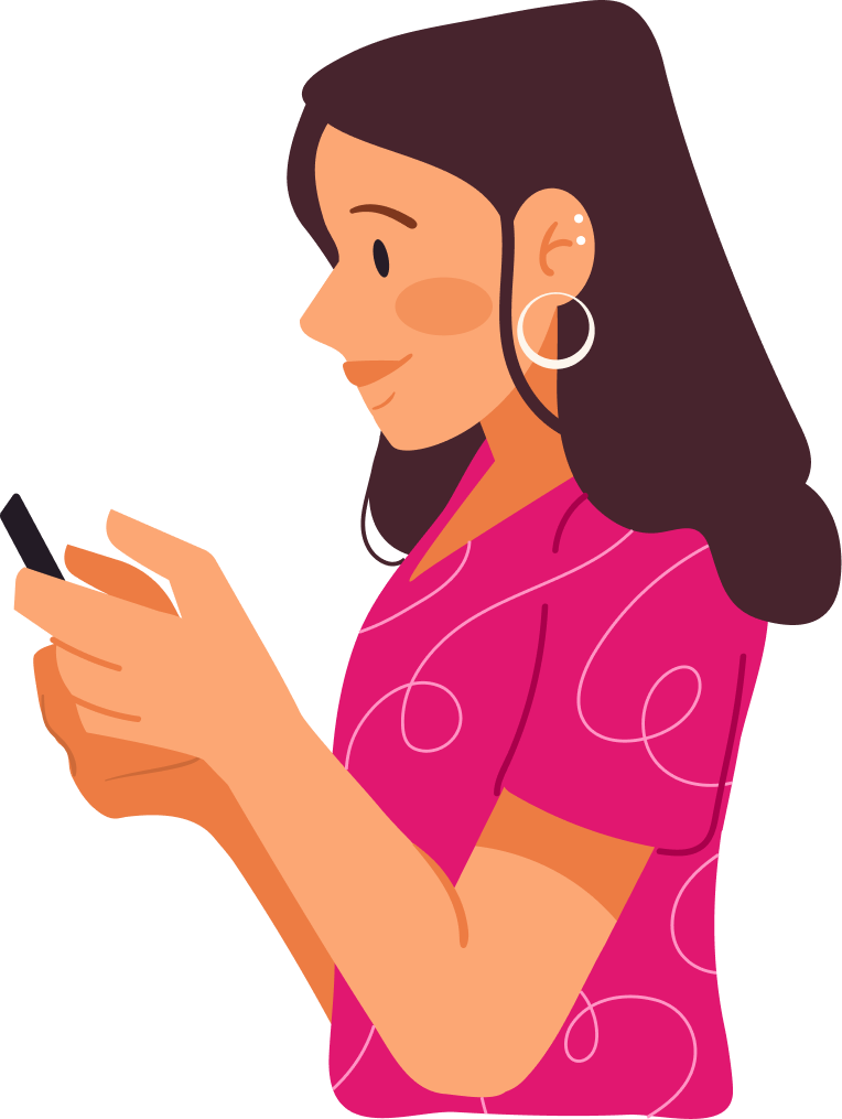 Girl using Saymico